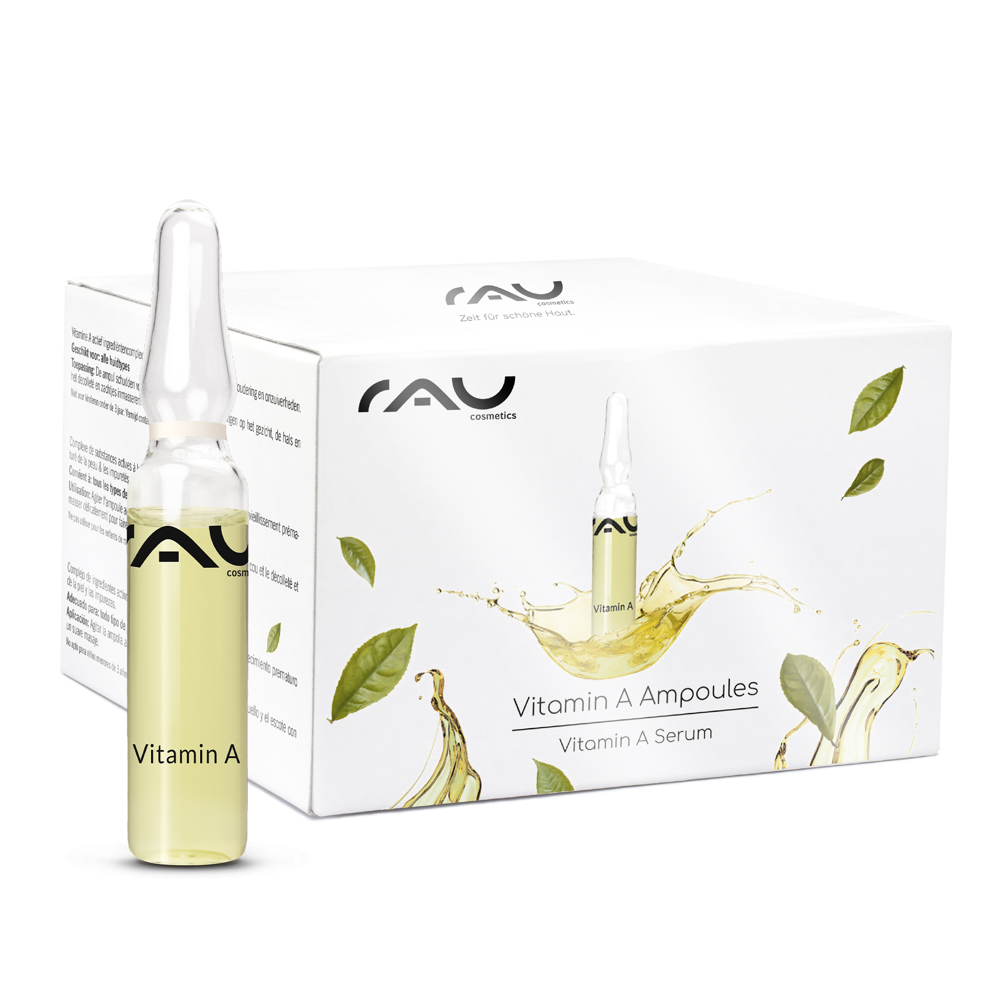 Vitamina A Fiale 14x2 ml Siero al Retinolo Flasche, Kräuterig, Kräuter, Pflanze