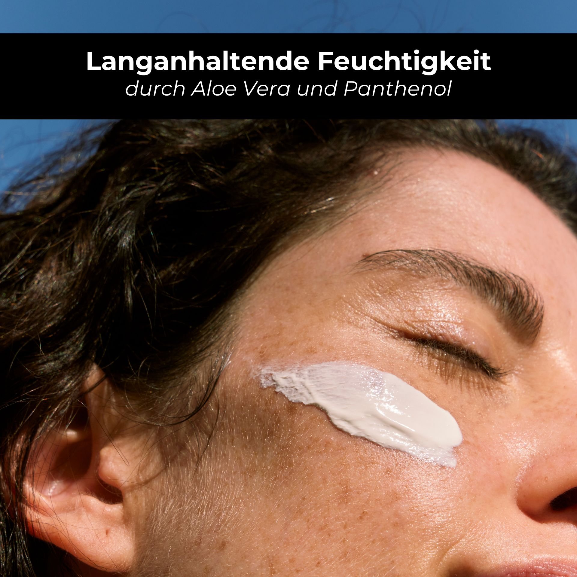 Langanhaltende Frische: Aloe Vera e Panthenol im Siero sorgen per eine beruhigte e geschmeidige Gesichtshaut.