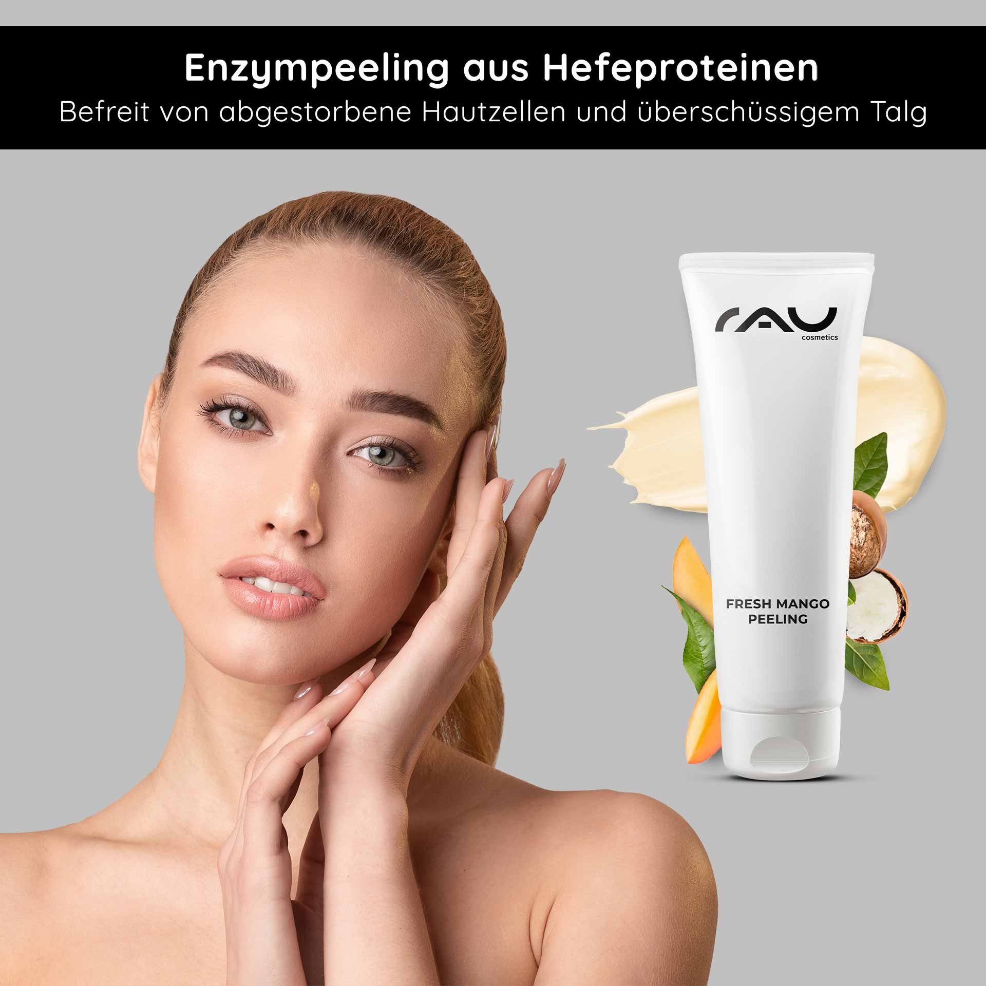 Fresh Mango Peeling nella routine di cura — Fase 1 prima del tonico