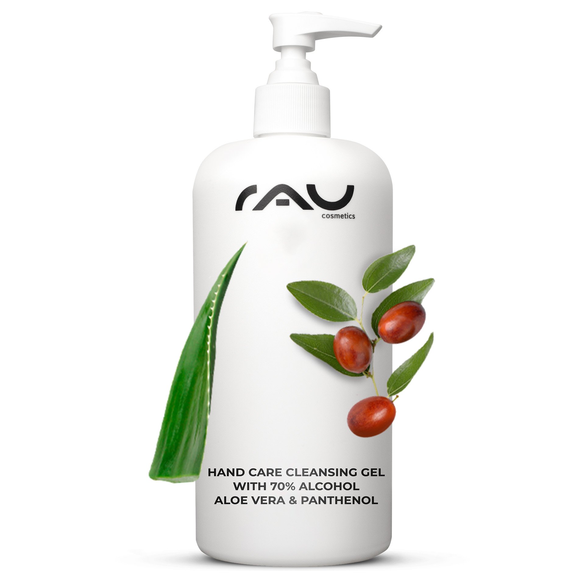 Flacone di Hand Care Cleansing Gel 500 ml disinfezione & cura dal design elegante.