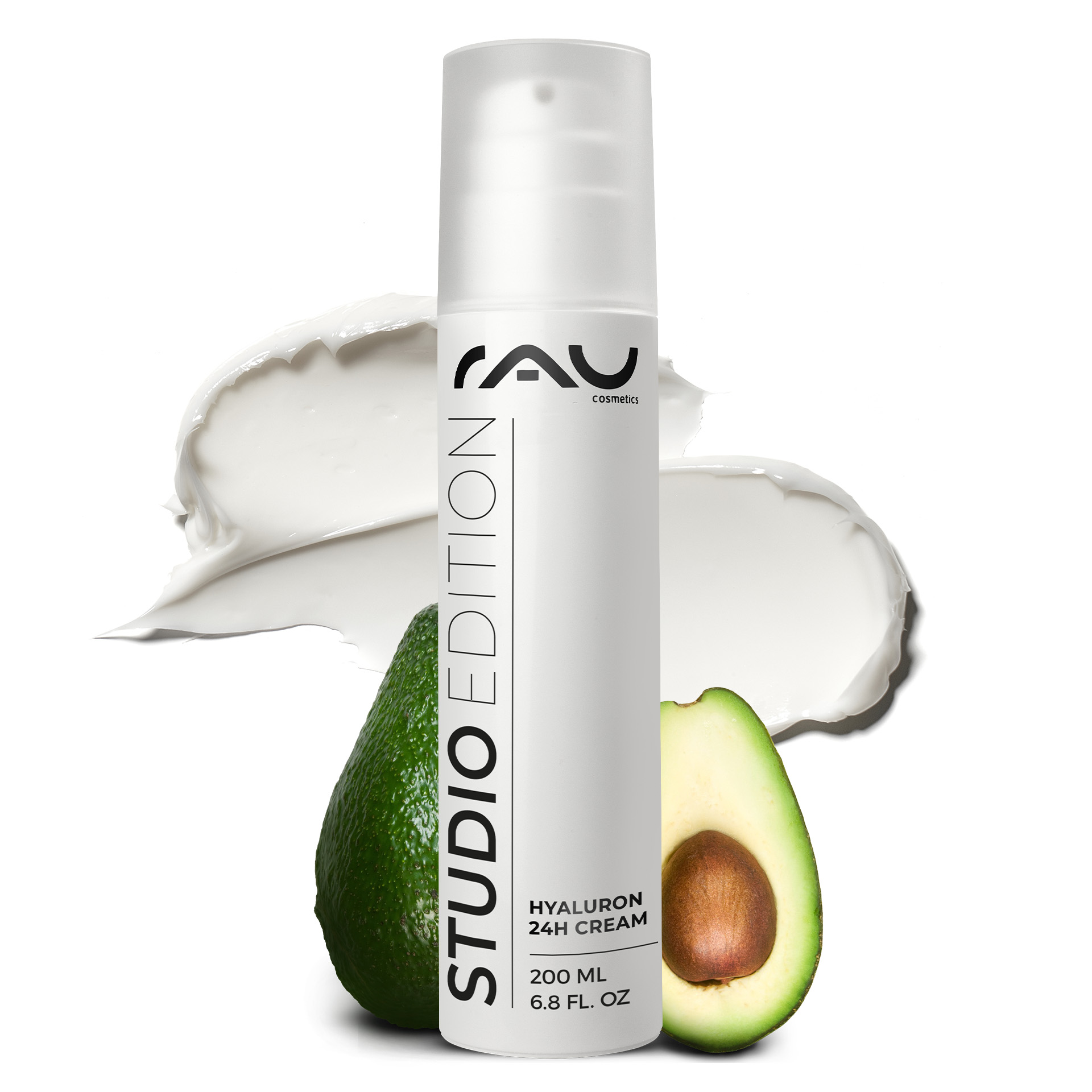 Crema Hyaluron 24h 200 ml con burro di karité e olio di avocado Essen, Obst, Pflanze, Produzieren, Avocado