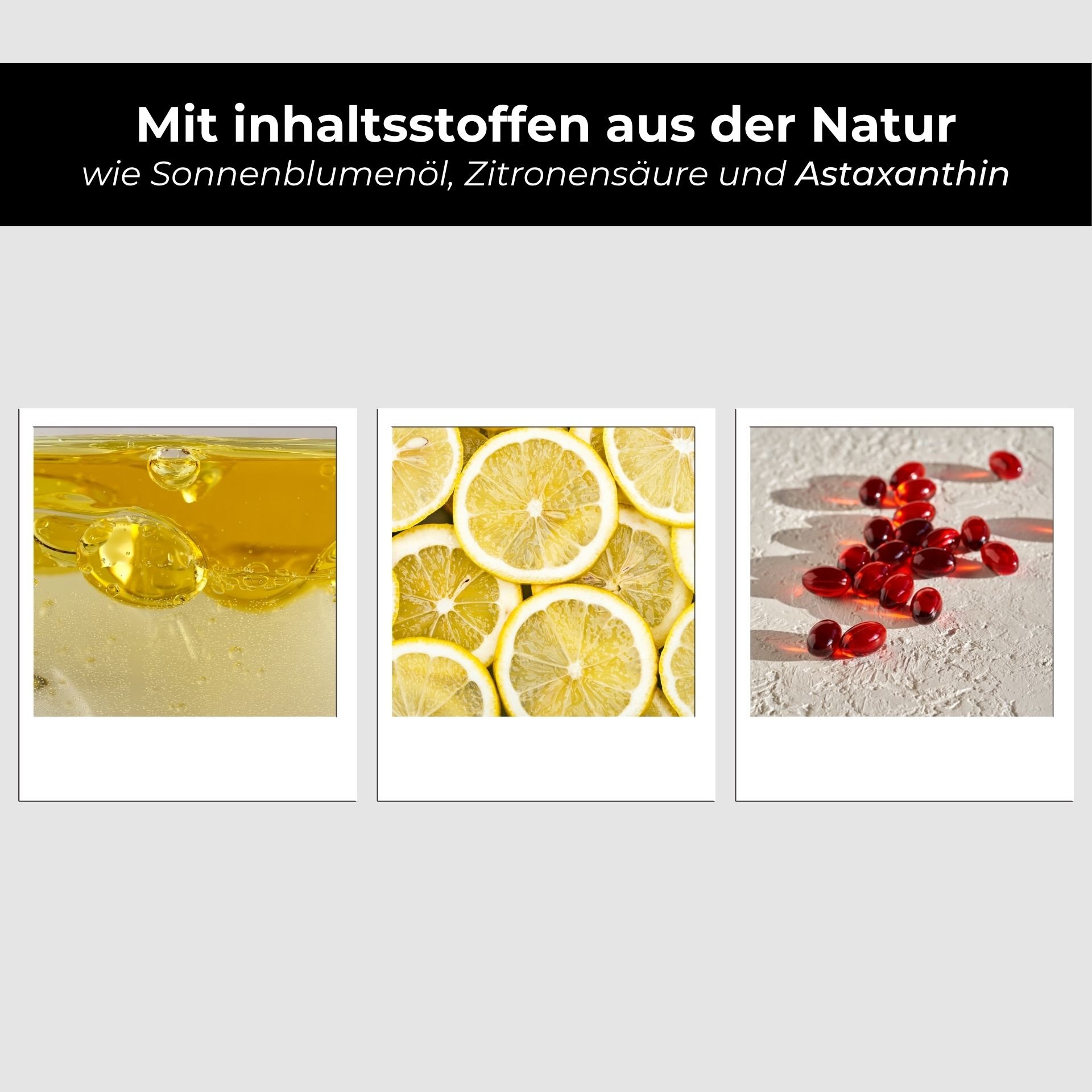 Ingredienti freschi come il limone per una sensazione rinvigorente.