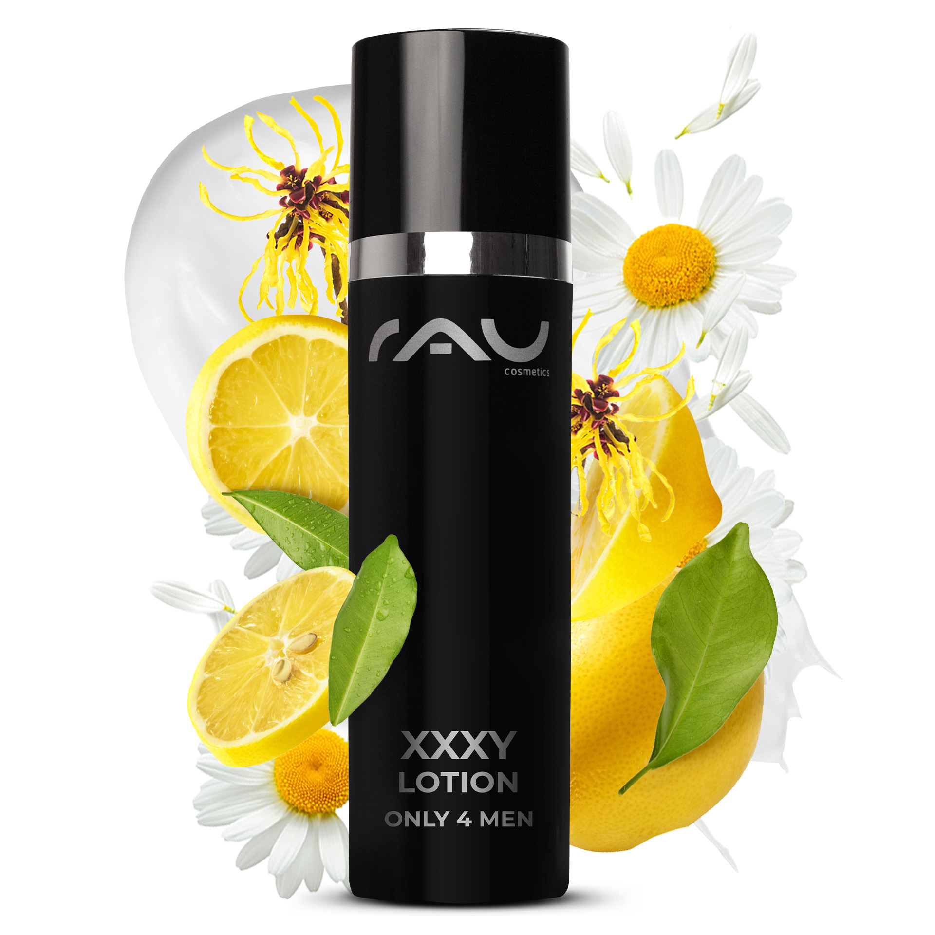 XXXY Lozione solo 4 uomini 50 ml - Trattamento anti-età da giorno Kräuterig, Zitrusfrüchte, Flasche, Kosmetik, Parfüm