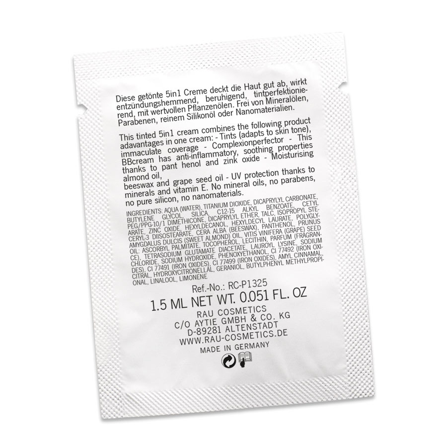BBCream_perfect_care_light_RC-P1325_b-s RAU BB Cream Perfect Care light 1,5 ml - Gesichtspflege und Make-up in einem BB Cream Makeup Foundation Hautpflege Gesichtspflege