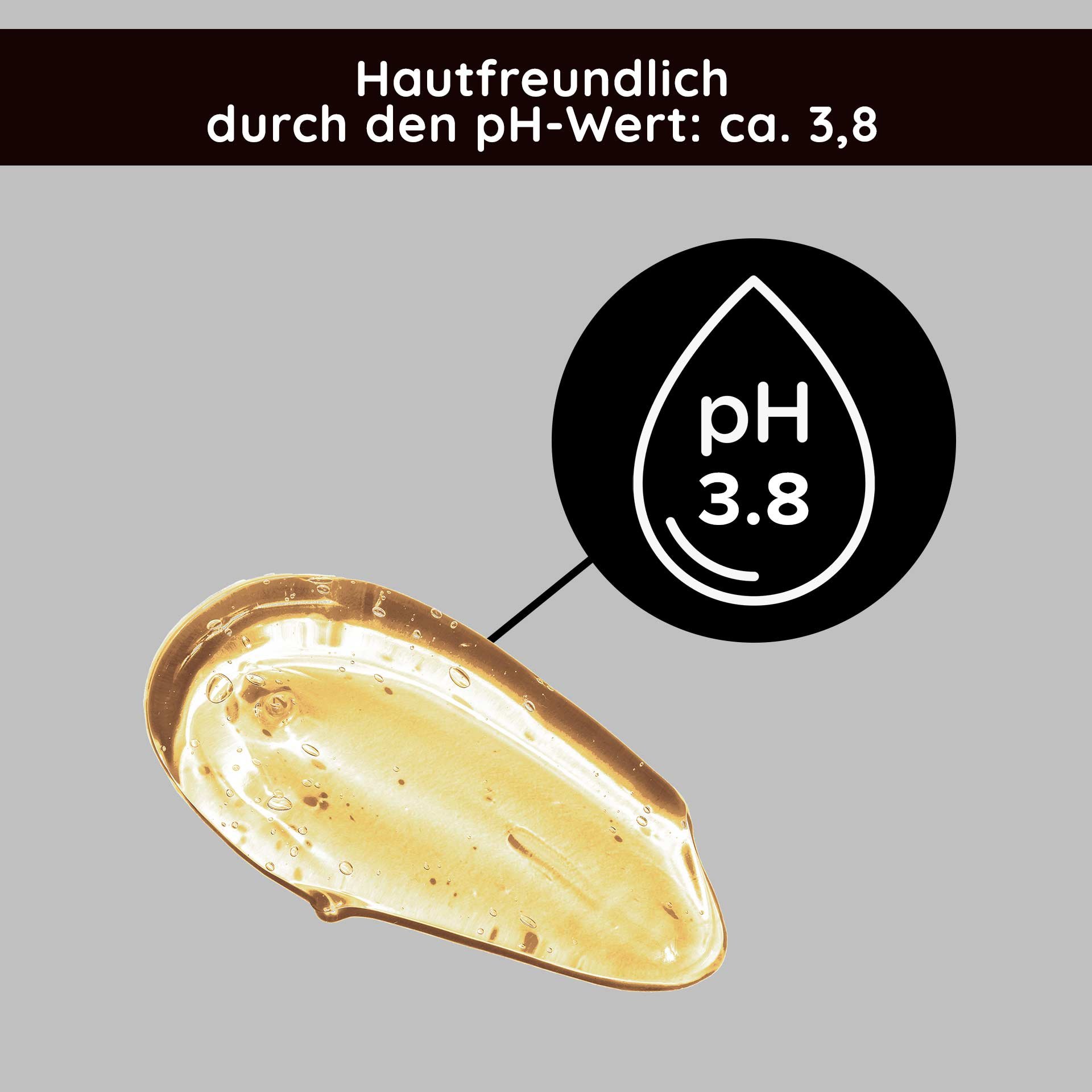 Detailansicht del Inhaltsstoffliste su del Packung con Fokus su acido lattico, Salicylsäure e Bacillus Ferment.