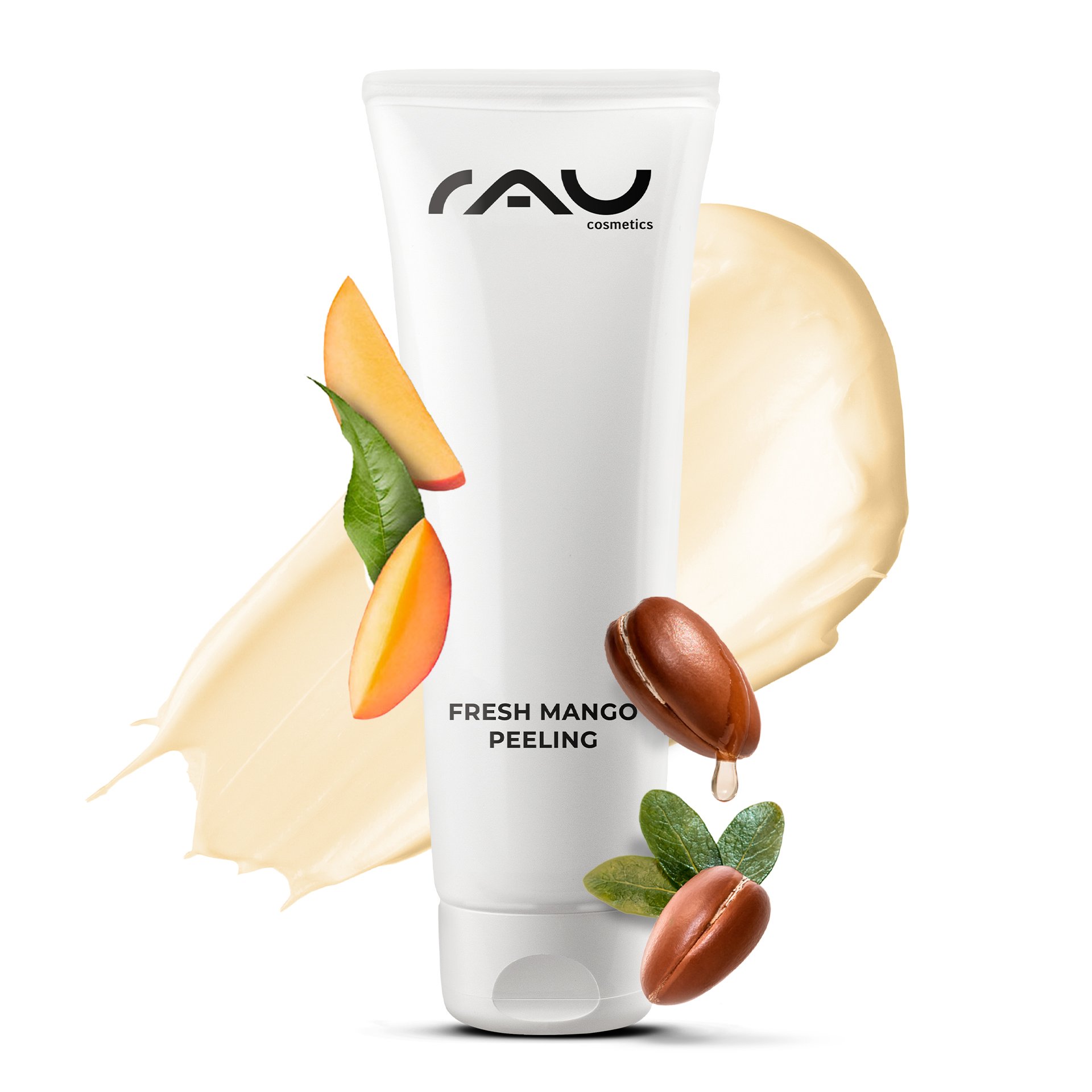 RAU Fresh Mango Peeling Tubo da 75 ml — Peeling enzimatico al profumo di mango