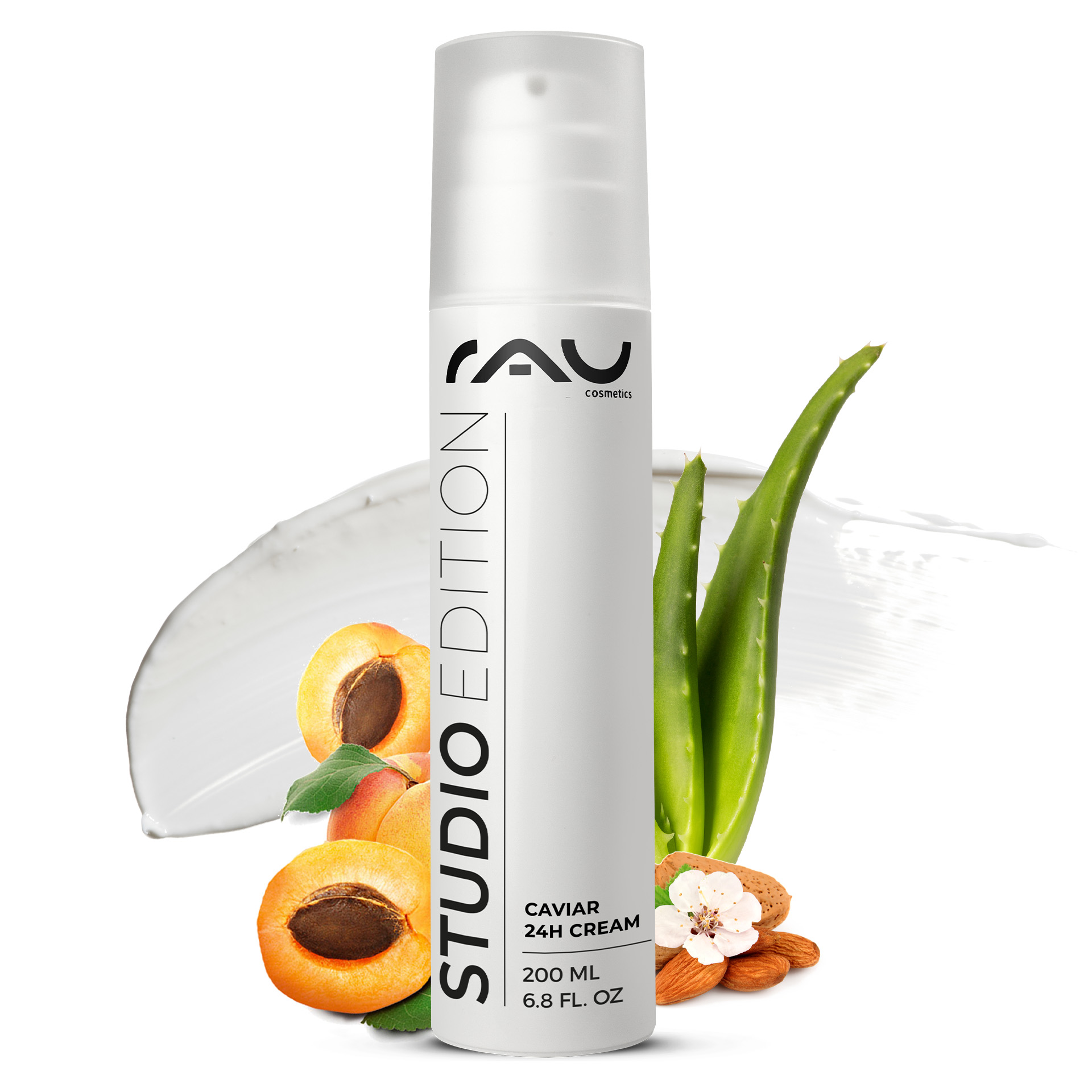 Caviar 24h Cream 200 ml Cura della pelle con estratto di caviale Essen, Obst, Pflanze, Produzieren