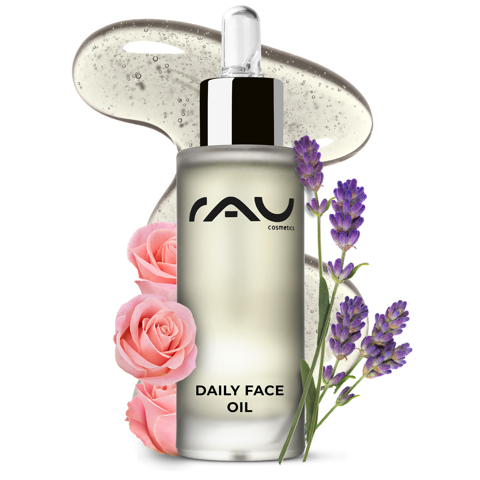 Olio viso quotidiano 30 ml Olio nutriente per la notte Flasche, Blume, Rose, Kosmetik, Parfüm