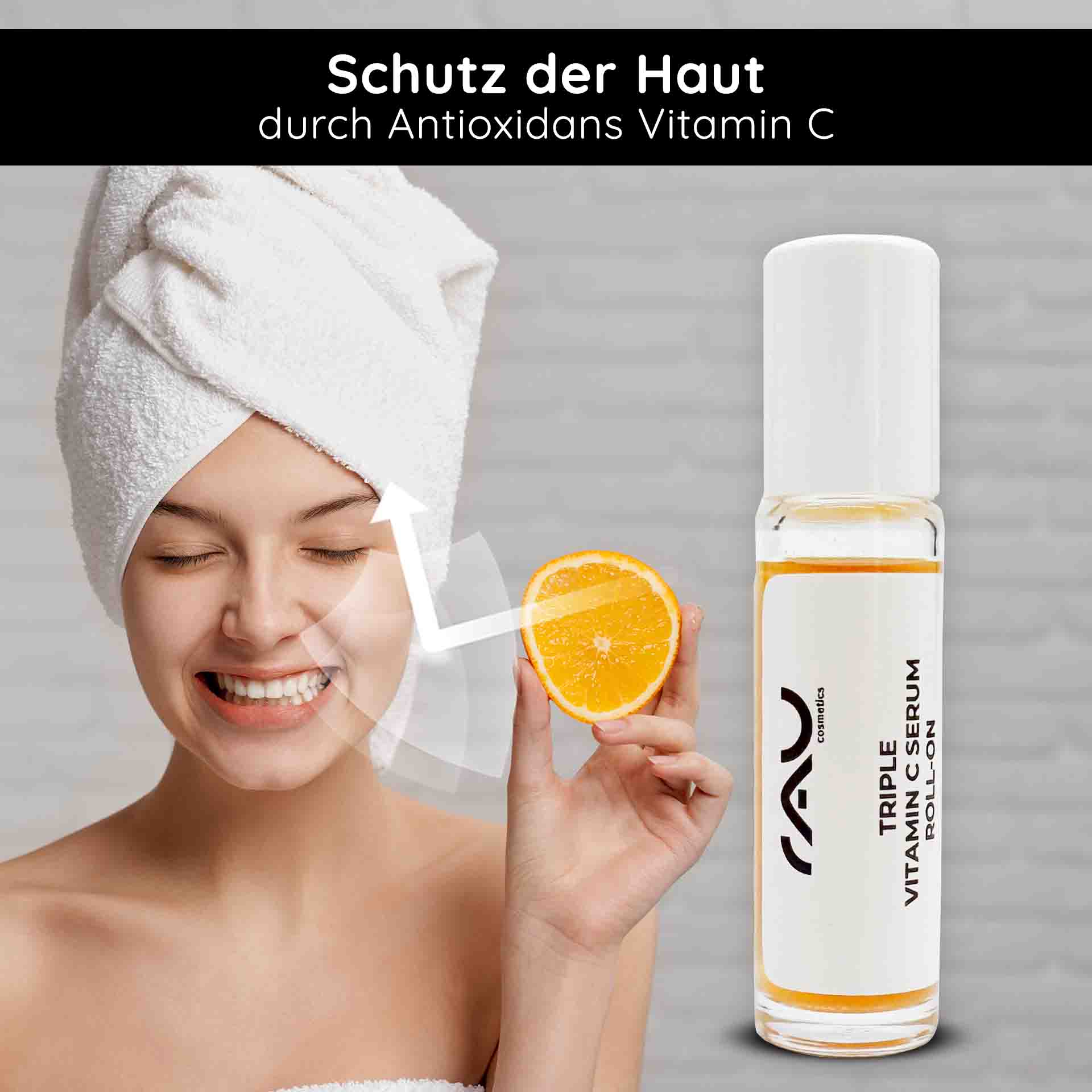 Siero triplo di vitamina C 100 ml con l'11% di acidi di vitamina C