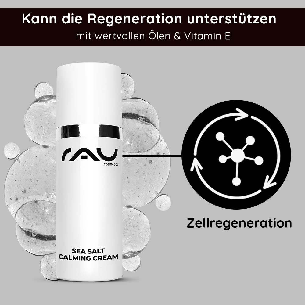 Rigenerazione cellulare: il sale marino contenuto supporta il naturale rinnovamento delle cellule cutanee per un aspetto sano.