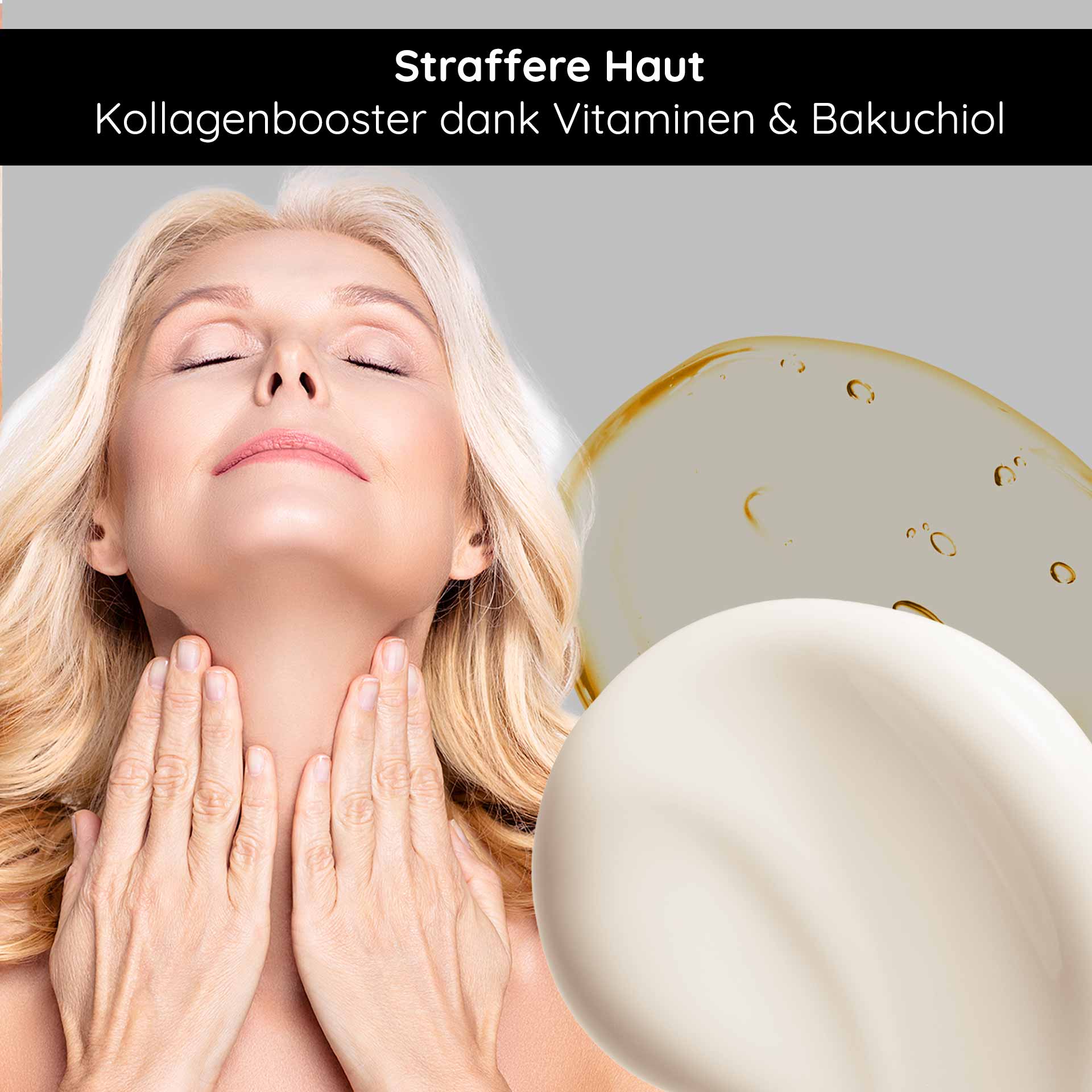Bakuchiol Collo e Décolleté Fluido 50 ml Gel per le rughe del collo Bakuchiol Collo e Décolleté Fluido 50 ml Gel per le rughe del collo